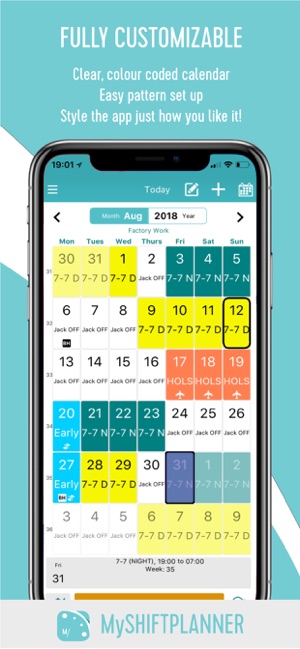 My Shift Planner - Calendar(圖1)-速報App