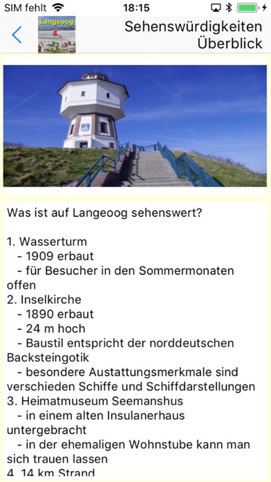 Langeoog App für den Urlaub screenshot 2