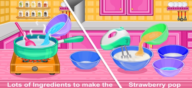 Strawberry Pops Cooking Games(圖2)-速報App