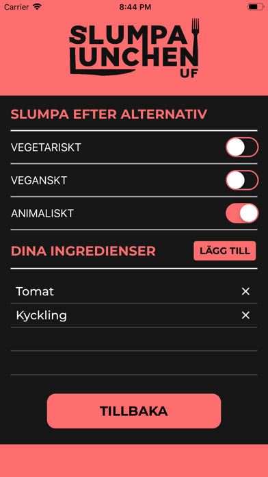 Slumpa Lunchen screenshot 3