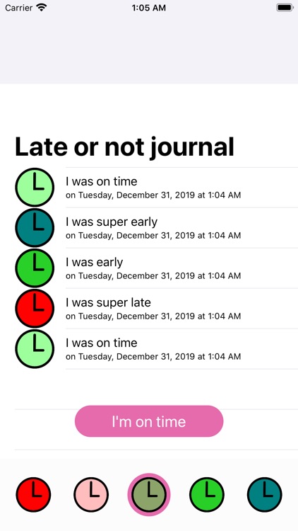 Late or not journal screenshot-6