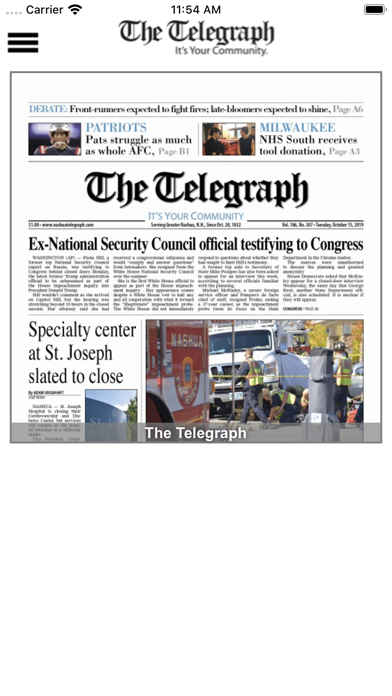 Nashua Telegraph screenshot 2
