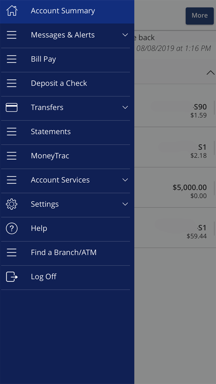 The Police CU Mobile Banking screenshot 1
