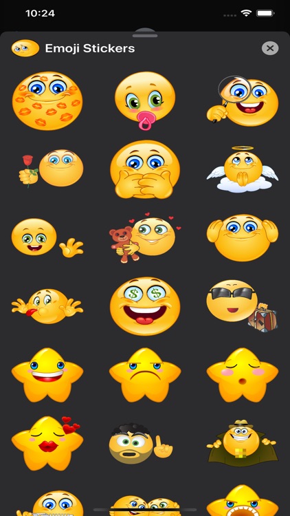 Emojis Gold & Stickers screenshot-6