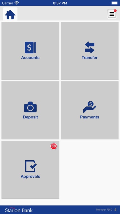 Starion Bank’s Business Mobile