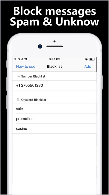 SMS Blocker PRO