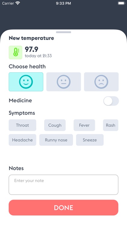 Temperature Body Tracker