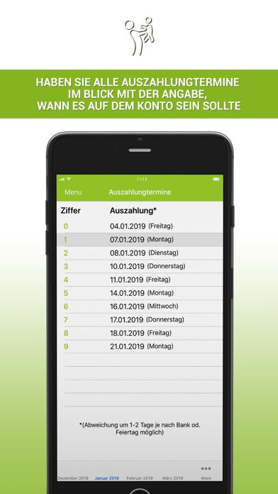 Kindergeld Auszahlungstermine Fur Android Download Kostenlos