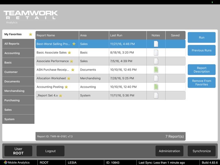 Teamwork Mobile Analytics 4.83