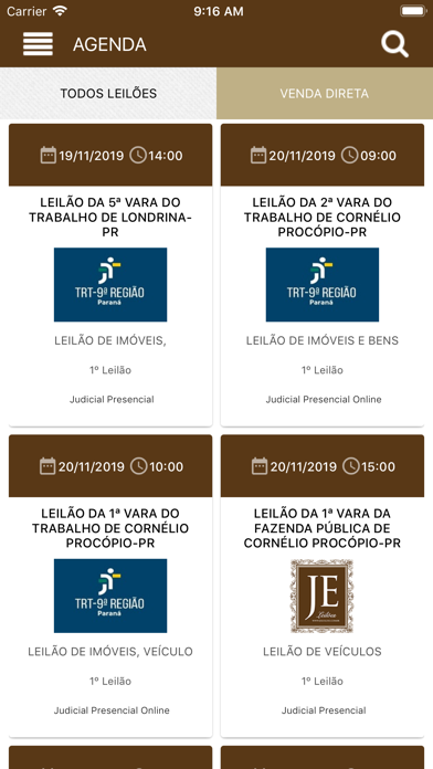 How to cancel & delete JE Leilões from iphone & ipad 1