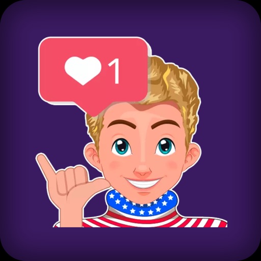 USA Boy Sticker icon
