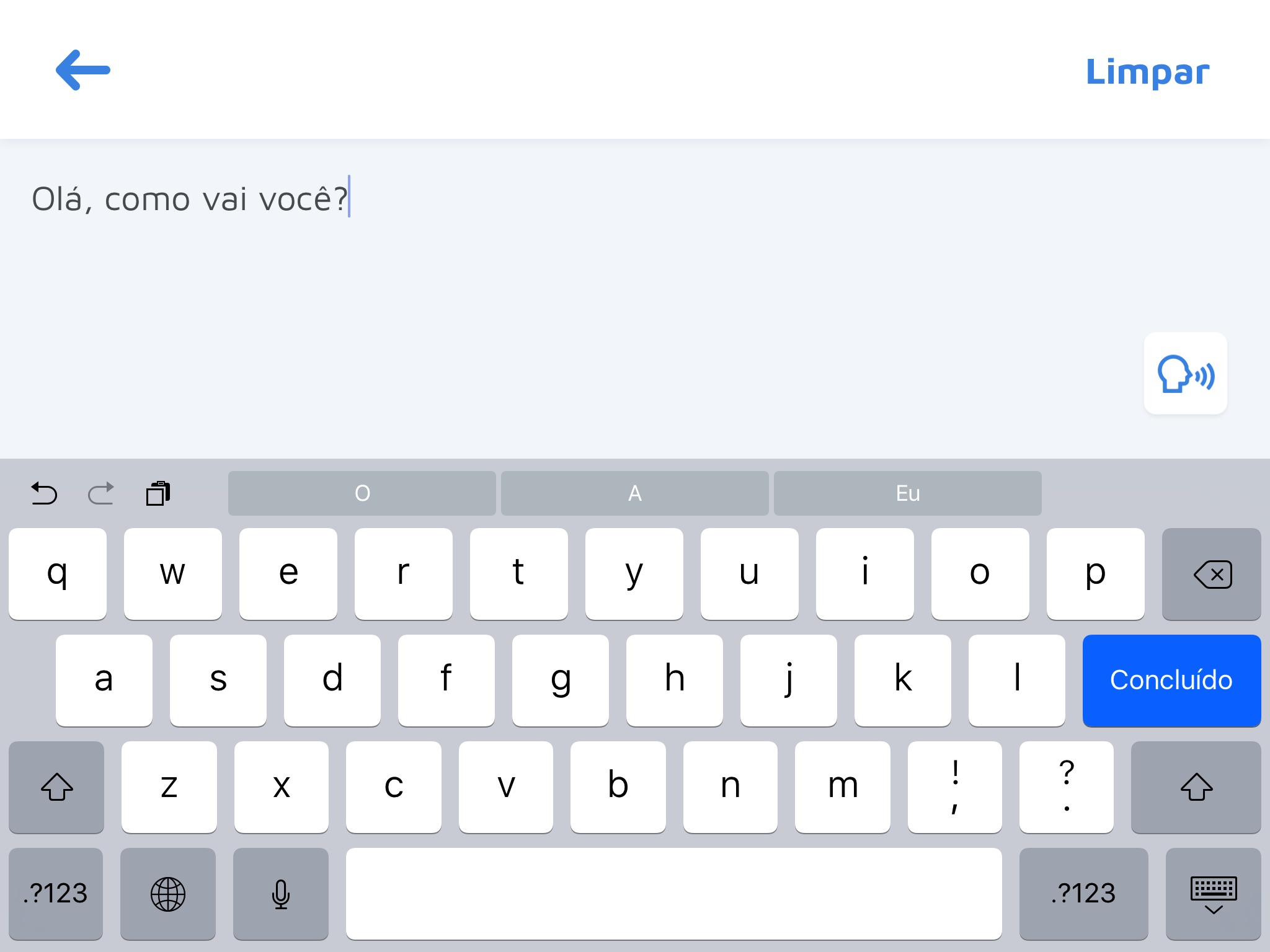 Screenshot do app Chups