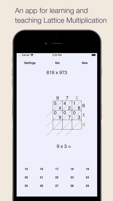 How to cancel & delete Lattice Multiplication from iphone & ipad 1