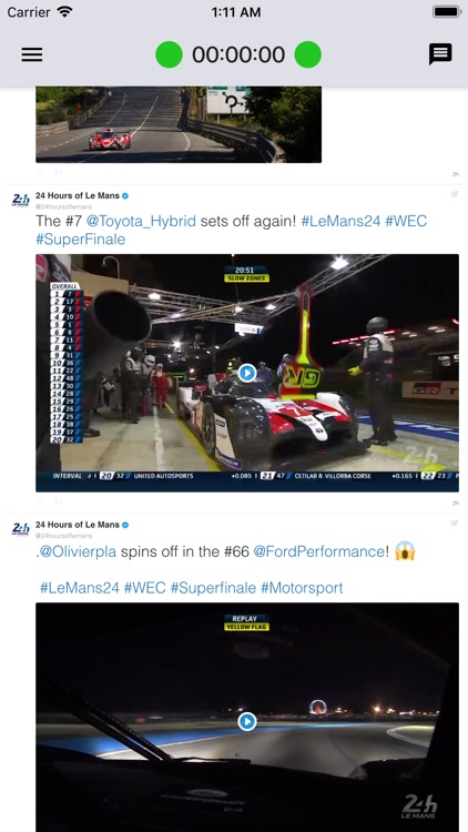 Le Mans 24H 2019 Live Timing