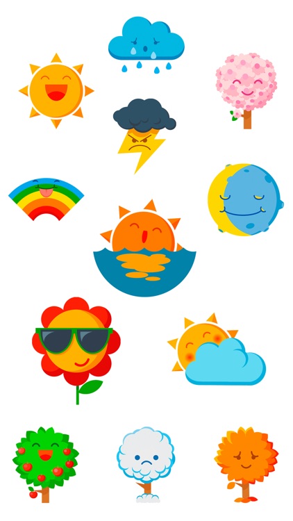 Cutest Weather Stickers