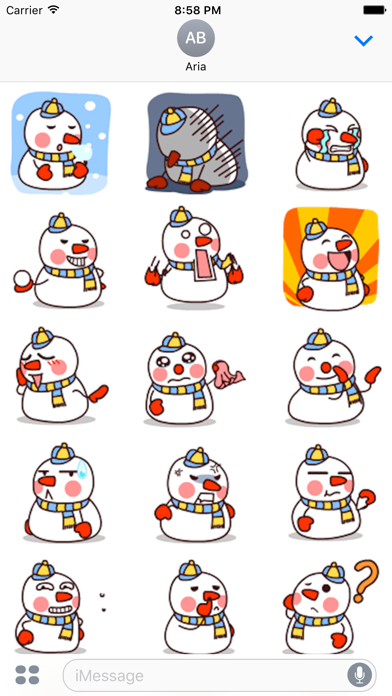 Animated Lonely Snowman screenshot 2