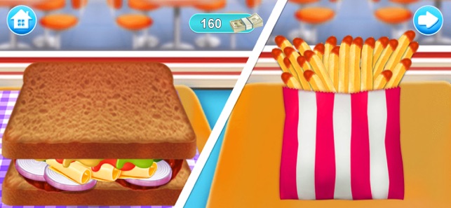 Sandwich & Fries Maker Game(圖6)-速報App