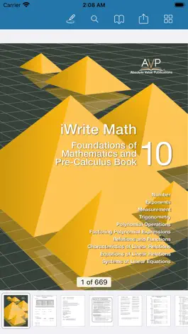 Game screenshot iWriteMath FPC 10 Workbook mod apk