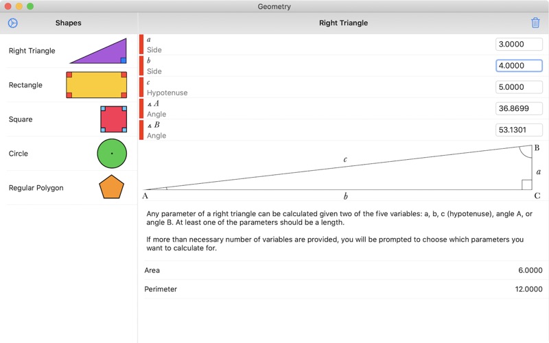 Geometry Calculator+++ Apps 148Apps
