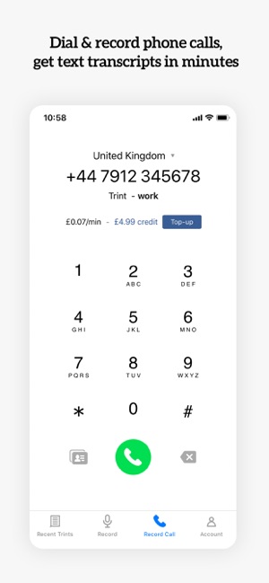 Trint - Record Calls Anywhere(圖1)-速報App