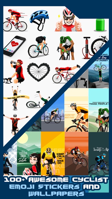 Cycling Emoji & Wallpaper App screenshot 4