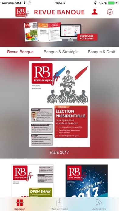 How to cancel & delete Revue Banque from iphone & ipad 1