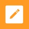 It is a memo application that allows you to make notes easily as if you were sticking a sticky note to a notebook