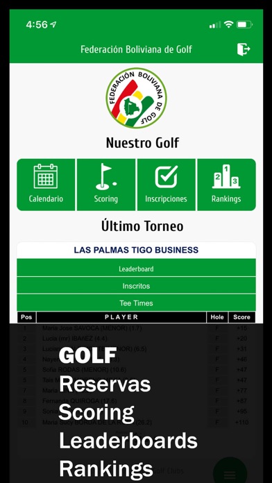 Golf Bolivia screenshot 2