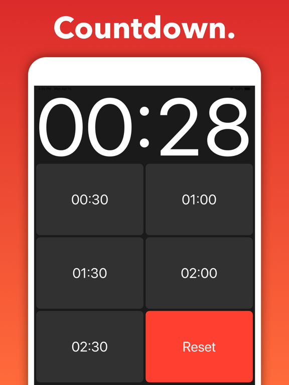 Seconds - Interval Timer screenshot
