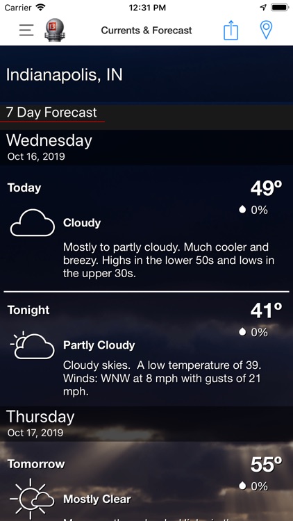 WTHR Live Doppler 13 Weather screenshot-3