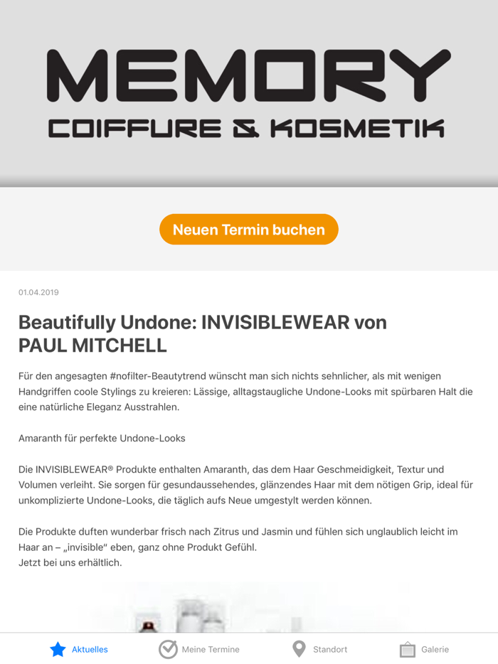 MEMORY Coiffure  Kosmetik