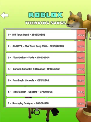 スクリーンショット 4 Music Codes for Roblox Robux iphone