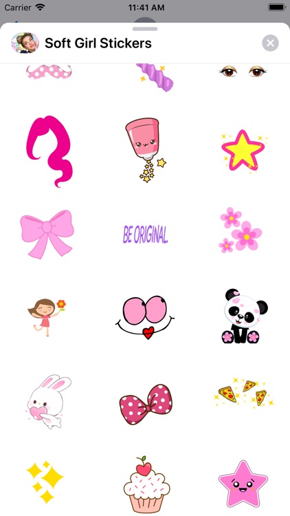 Soft Girl Sweet Cute Stickers screenshot-6