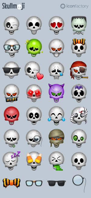 Iconfactory Skullmoji Stickers(圖1)-速報App