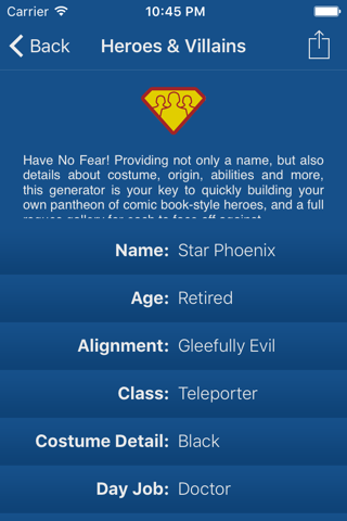 Characterize - Randomize Names - náhled