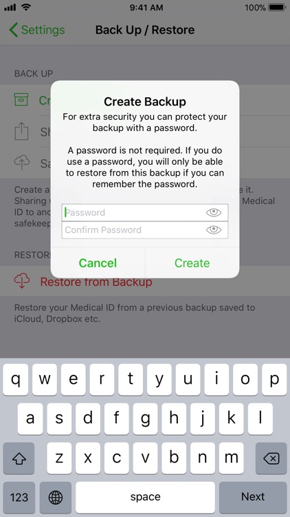 Medical ID Record screenshot-8