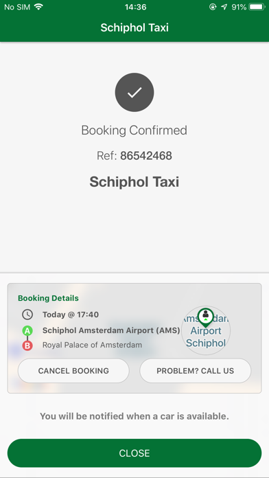 Schiphol Taxi screenshot 4