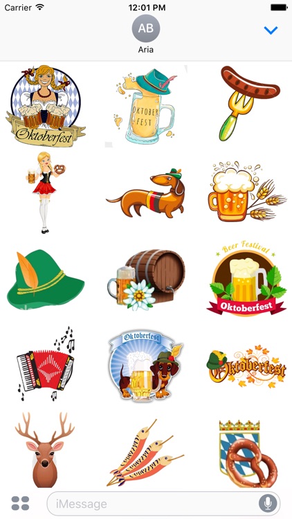 Happy Oktoberfest Beer Icon