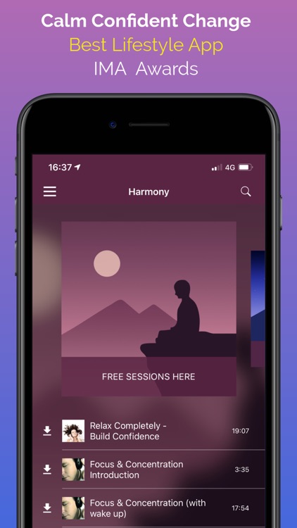 Harmony Hypnosis Meditation screenshot-0