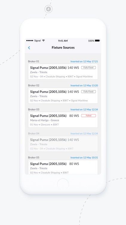 Signal Ocean - Fixtures screenshot-4