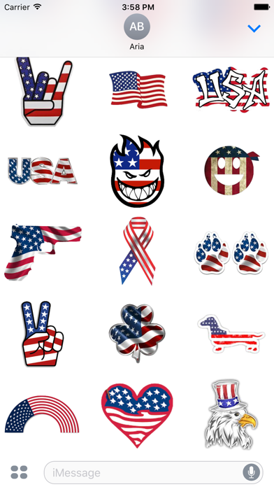 I Love The American Flag Icon screenshot 4