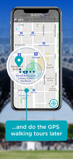 Sherpa: AR Walking City Tours(圖2)-速報App