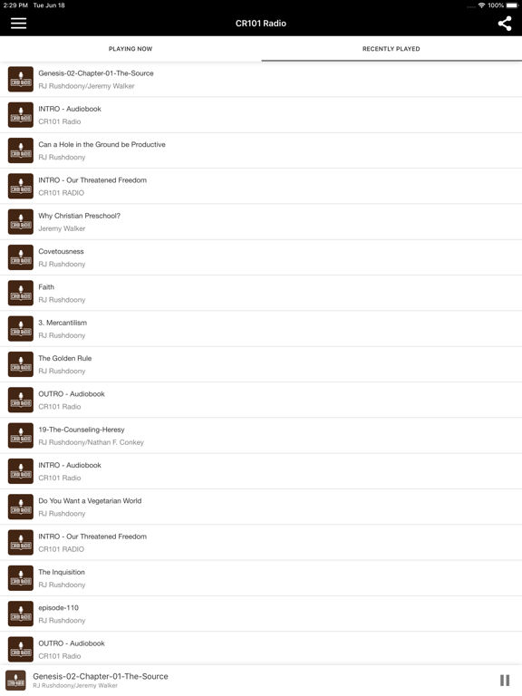 Screenshot #5 pour CR101 Radio