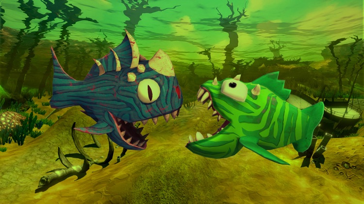 3D Fish Feeding and Grow