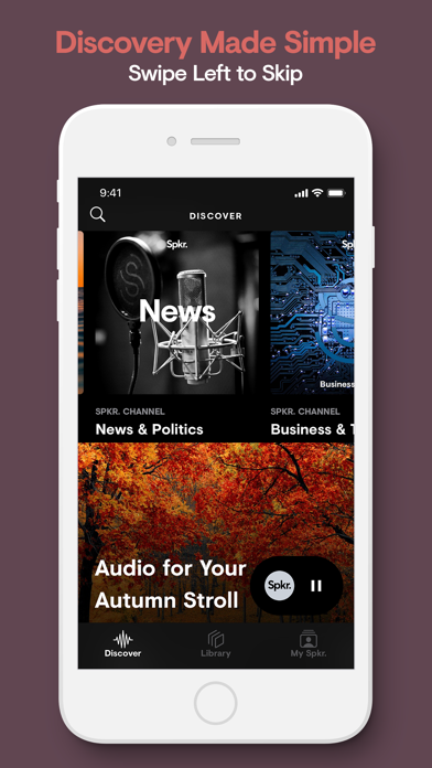 Spkr: Curated Podcast Radio screenshot 2