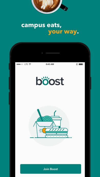 How to cancel & delete Boost: Mobile Food Ordering from iphone & ipad 1