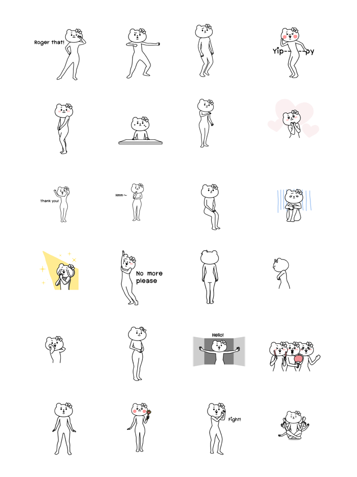 Aggressive Bear Betakkuma girl