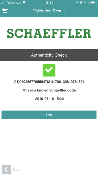 WBA Bearing Authenticator screenshot 3