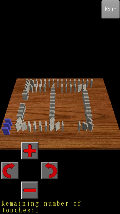 3D Dominoes Toppling