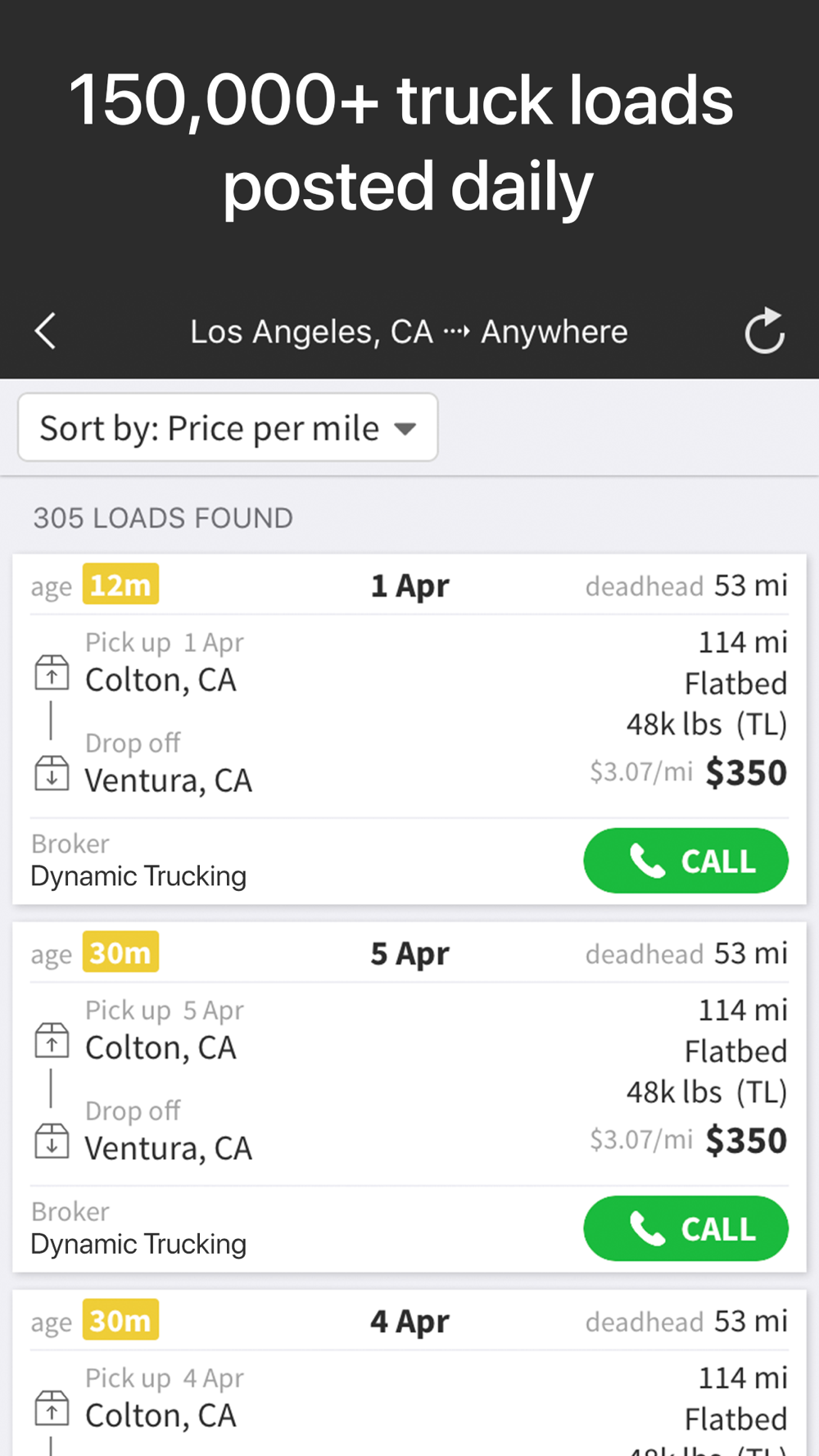 Doft Load Board Truck Loads Free Download App For IPhone - STEPrimo.com